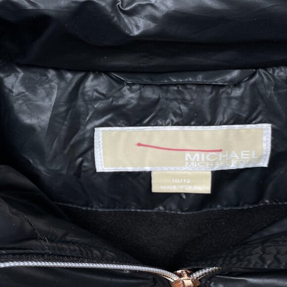 Michael Kors Puffer Removable Hood Winter Coat Jacket Parka Girls Kids 10-12 - Picture 6 of 14